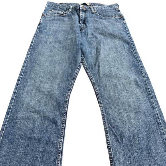 Wrangler Originals Relaxed Boot Mens Jeans Medium Wash Denim Size 34x32 - Picture 3 of 9